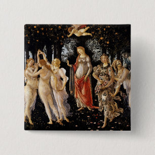 Sandro Botticelli - La Primavera Button