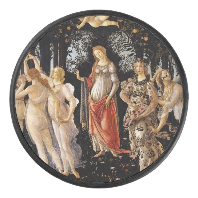 Sandro Botticelli - La Primavera Eishockey Puck (Vorderseite)