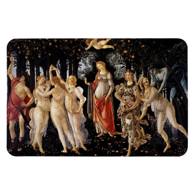 Sandro Botticelli - La Primavera Magnet (Horizontal)