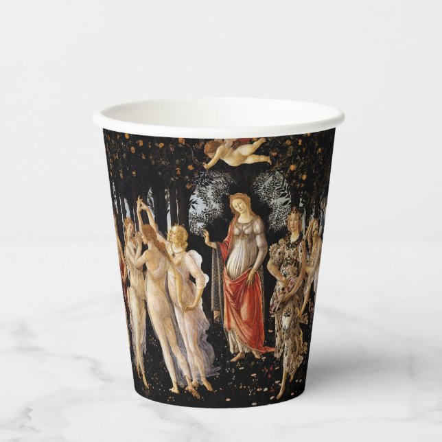 Sandro Botticelli - La Primavera Pappbecher (Vorderseite)