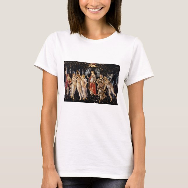 Sandro Botticelli - La Primavera T-Shirt (Vorderseite)