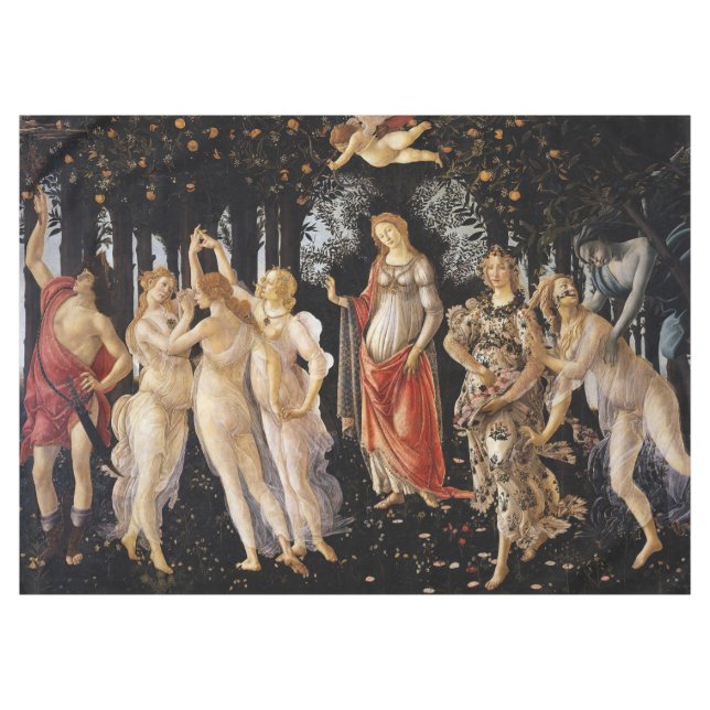 Sandro Botticelli - La Primavera Tischdecke (Vorderseite (Horizontal))