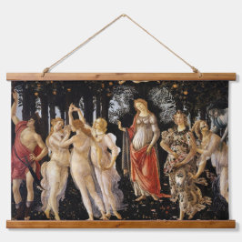 Sandro Botticelli - La Primavera Wandteppich Mit Holzrahmen