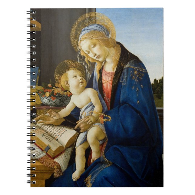 Sandro Botticelli Madonna mit dem Buch Kind Jesus (Vorderseite)
