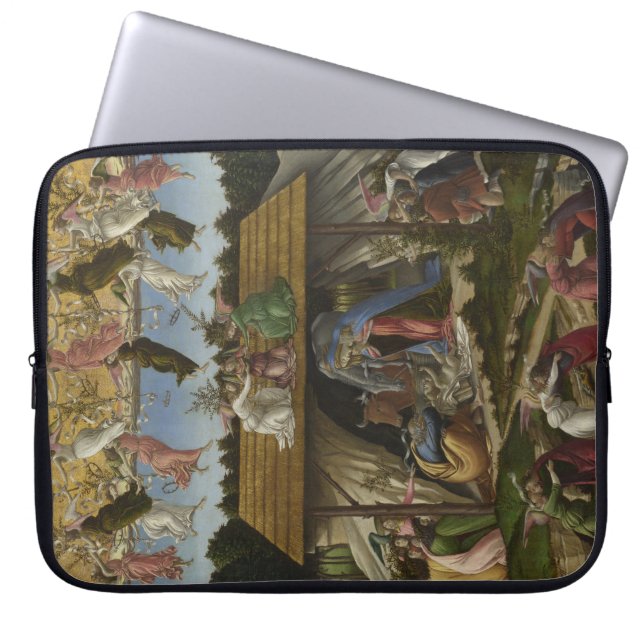 Sandro Botticelli - Mystische Geburt Laptopschutzhülle (Vorderseite)