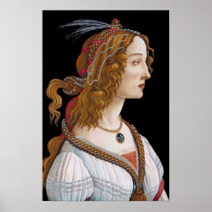 Sandro Botticelli - Portrait von Simonetta Vespucc Poster