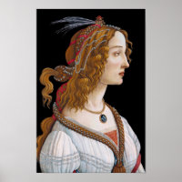 Sandro Botticelli - Portrait von Simonetta Vespucc
