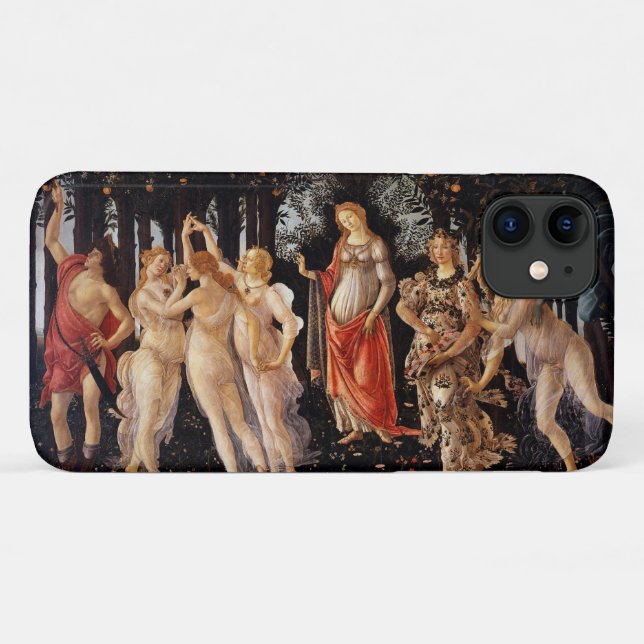 Sandro Botticelli Primavera Case-Mate iPhone Hülle (Rückseite (Horizontal))