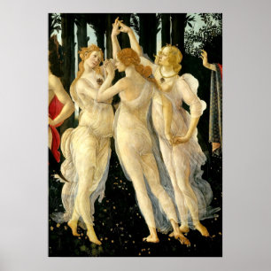 Sandro Botticelli "Primavera - Drei Grazien"  Poster