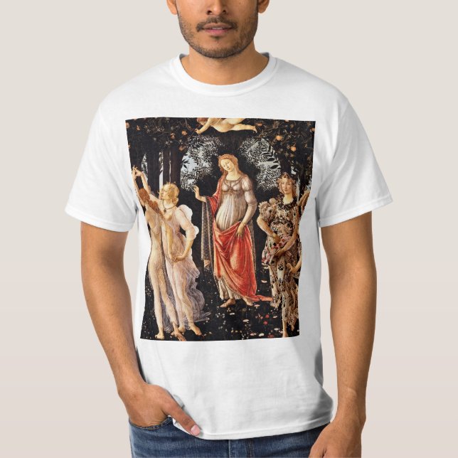 Sandro Botticelli - Primavera, Frühjahr T-Shirt (Vorderseite)