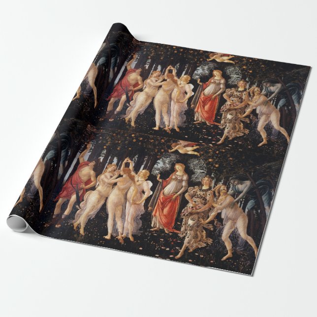 Sandro Botticelli Primavera Geschenkpapier (Ungerollt)