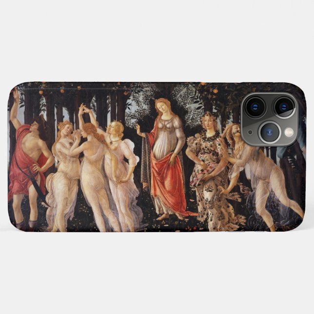 Sandro Botticelli Primavera Kunst Case-Mate iPhone Hülle (Rückseite (Horizontal))