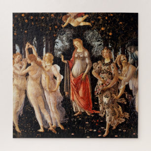 Sandro Botticelli Primavera Kunst, Dichtung und Mu Puzzle
