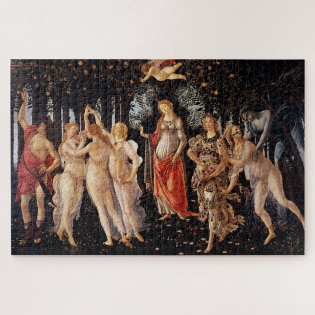 Sandro Botticelli Primavera Kunst, Dichtung und Mu Puzzle (Horizontal)