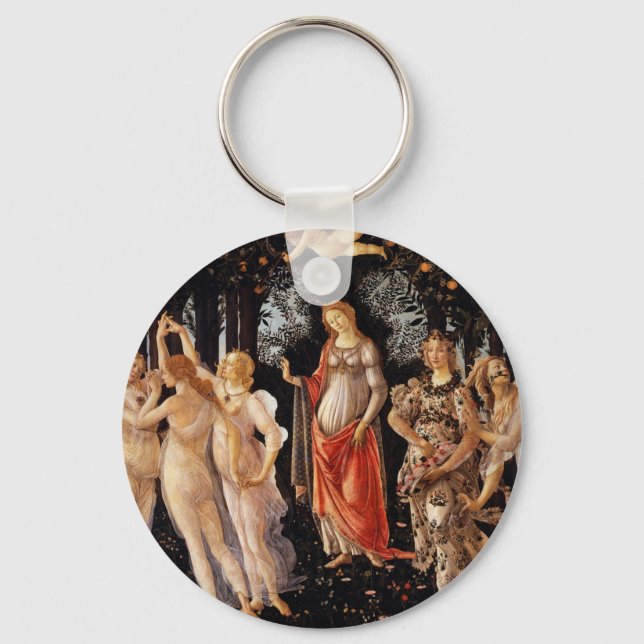 Sandro Botticelli Primavera Kunst, Dichtung und Mu Schlüsselanhänger (Vorderseite)