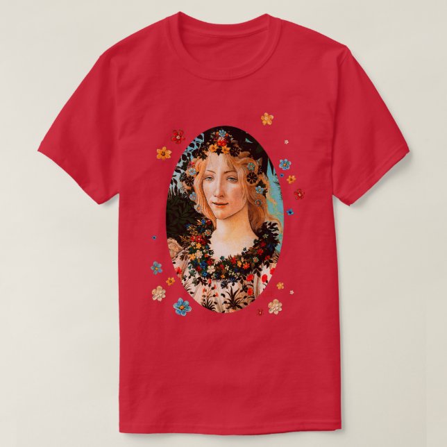 Sandro Botticelli Primavera Spring 2 T-Shirt (Design vorne)