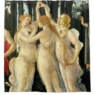 Sandro Botticelli "Primavera - Three Graces" Duschvorhang