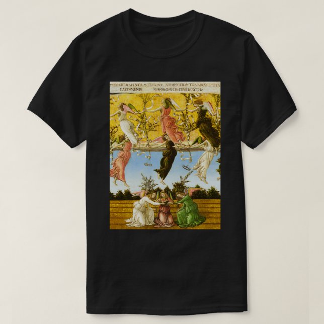 Sandro Botticelli quotThe Mystical nativityquot de T-Shirt (Design vorne)