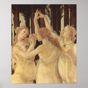 Sandro Botticelli-Spring (Primavera), Einzelheiten Poster