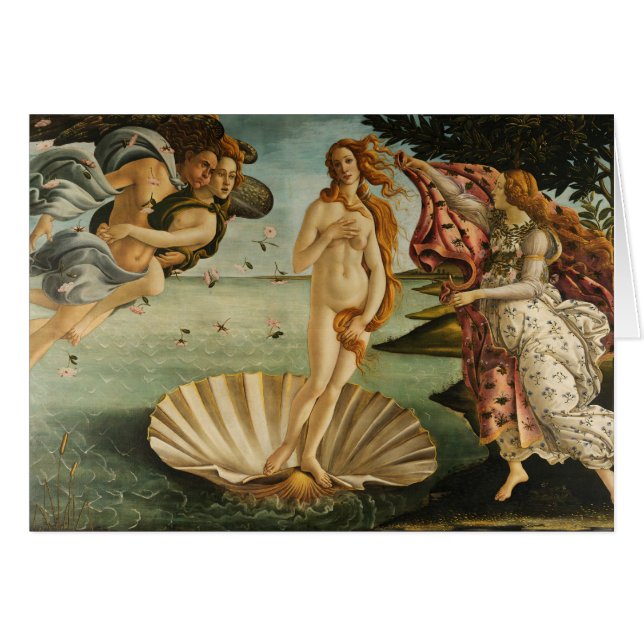 Sandro Botticelli - The Birth of Venus (Vorderseite (Horizontal))