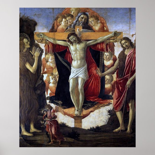 Sandro Botticelli - The Holy Trinity Poster (Vorne)