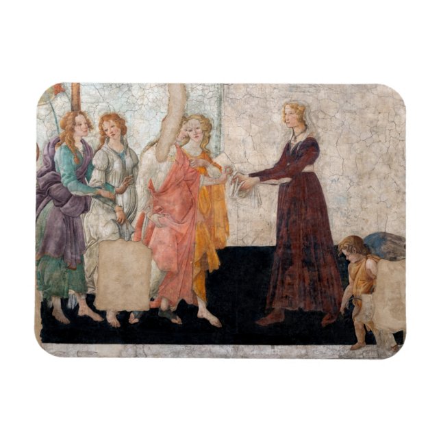 Sandro Botticelli - Venus und die drei Grafen Magnet (Horizontal)