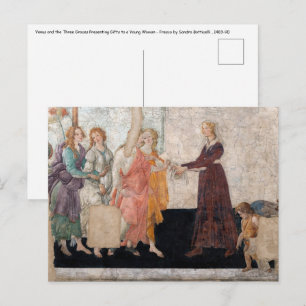 Sandro Botticelli - Venus und die drei Grafen Postkarte