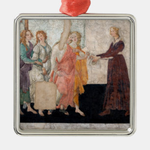 Sandro Botticelli - Venus und die drei Grazien Ornament Aus Metall