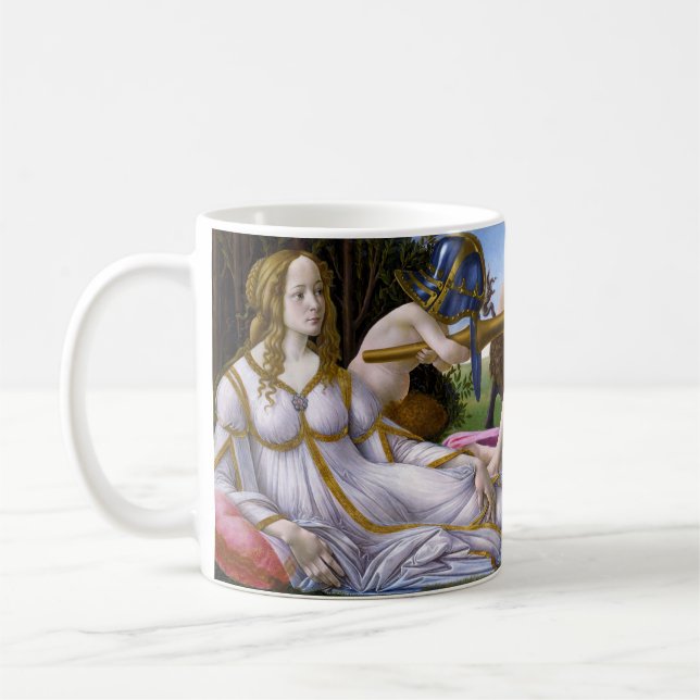 Sandro Botticelli - Venus und Mars Kaffeetasse (Links)