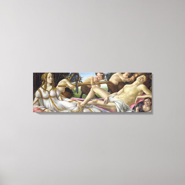 Sandro Botticelli - Venus und Mars Leinwanddruck (Vorderseite)