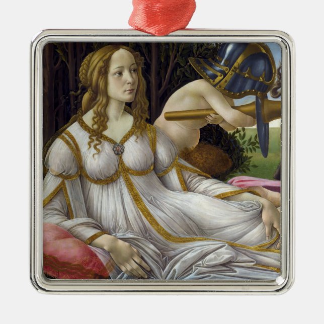 Sandro Botticelli - Venus und Mars, links Ornament Aus Metall (Vorne)