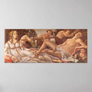 Sandro Botticelli-Venus und Mars Poster