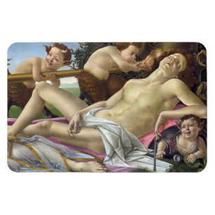 Sandro Botticelli - Venus und Mars, rechts Magnet