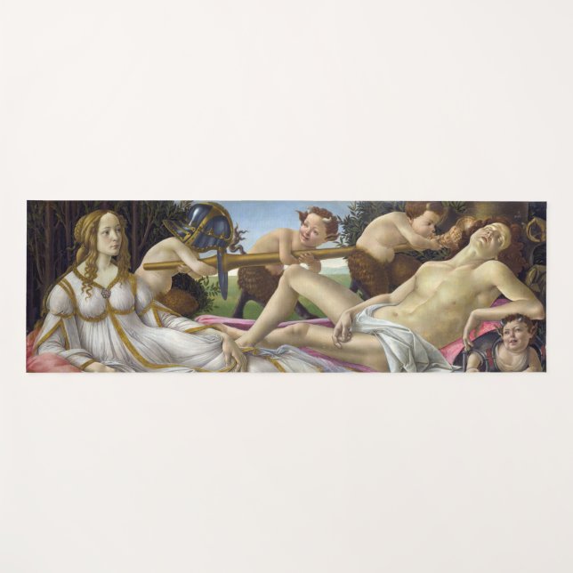 Sandro Botticelli - Venus und Mars Yogamatte (Vorderseite (Horizontal))