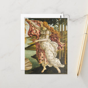 Sandro Botticelli - Willkommen Venus im Land der s Postkarte