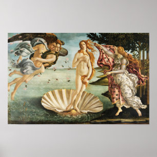 Sandro Botticellis Die Geburt der Venus (1485) Poster