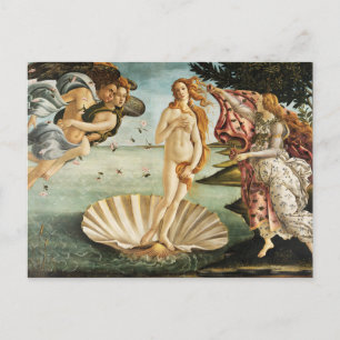 Sandro Botticellis Die Geburt der Venus (1485) Postkarte