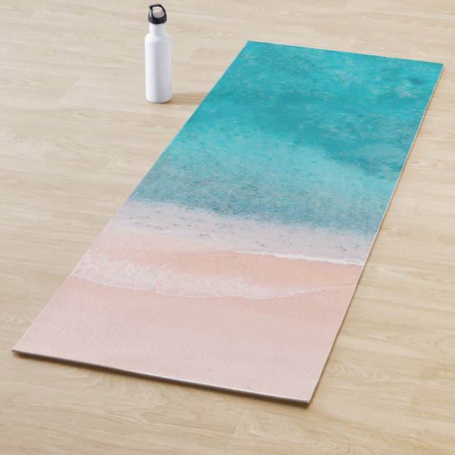 Sandseewellen Template Beach Fitness Yogamatte (Beispiel)
