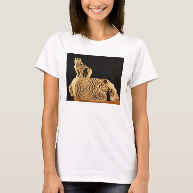 Sandsteinarchitektur Buff mit griffin, Sanchi, MP T-Shirt (Vorderseite)