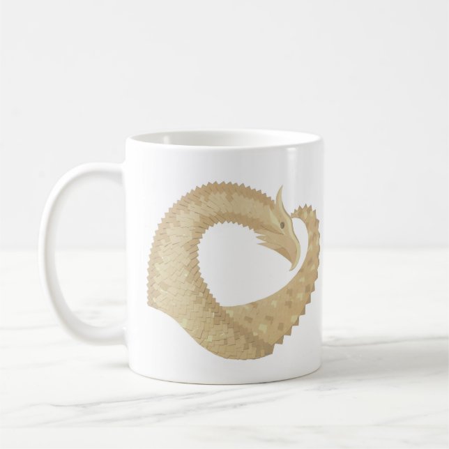 Sandsteindrache Kaffeetasse (Links)