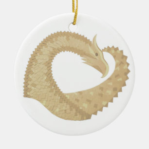 Sandsteindrache Keramik Ornament