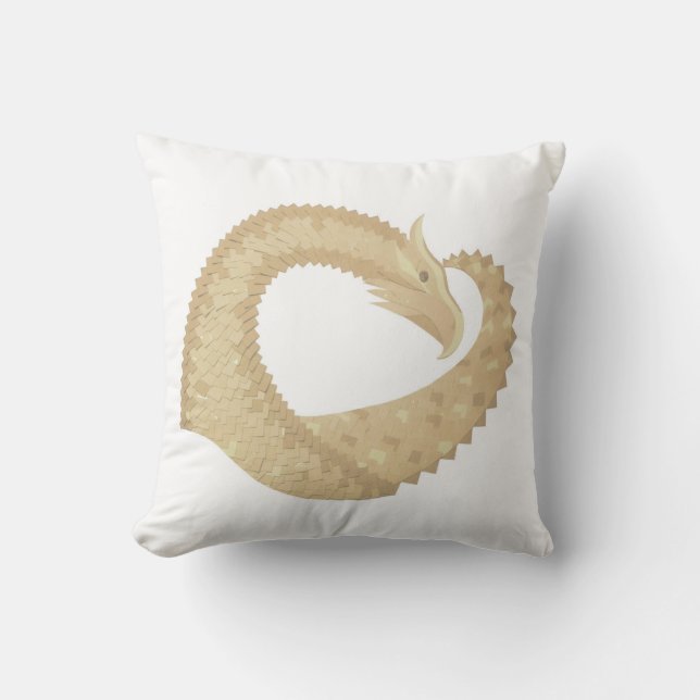 Sandsteindrache Kissen (Vorderseite)