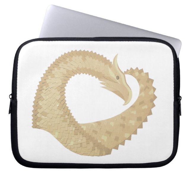 Sandsteindrache Laptopschutzhülle (Vorderseite)