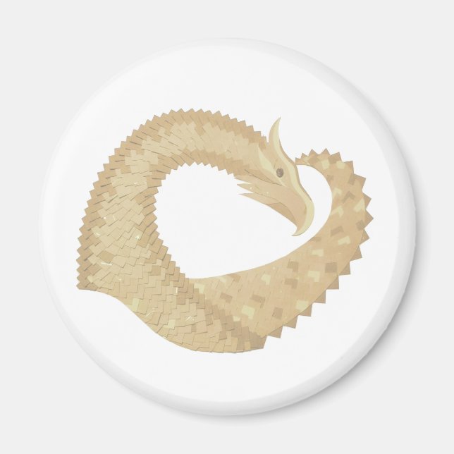 Sandsteindrache Magnet (Vorne)