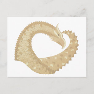 Sandsteindrache Postkarte