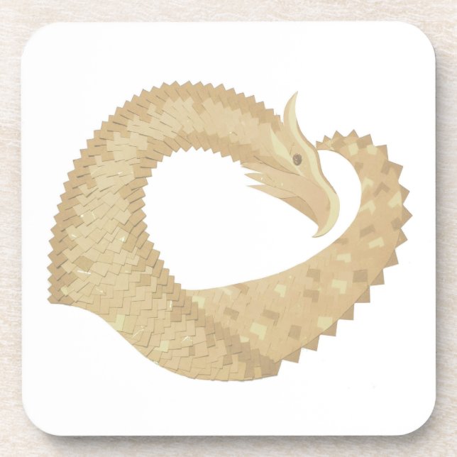Sandsteindrache Untersetzer (Vorderseite)