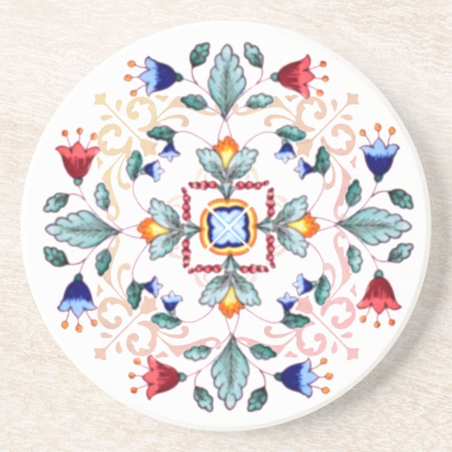 Sandstone Bar Untersetzer - Fiori (A) (Vorne)