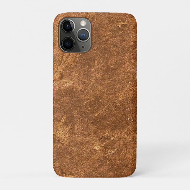Sandstone Brown Design Case-Mate iPhone Hülle (Rückseite)