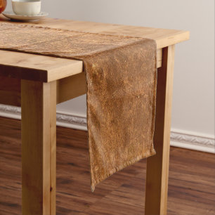 Sandstone Brown Design Kurzer Tischläufer