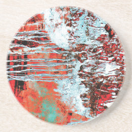 Sandstone Coaster – Corrosion Pulse Getränkeuntersetzer